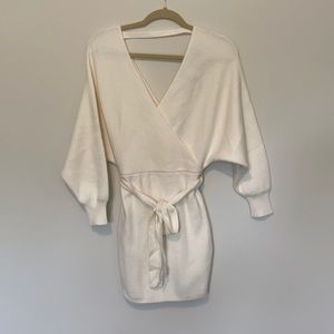 NWT White Sweater Dress - Forever 21